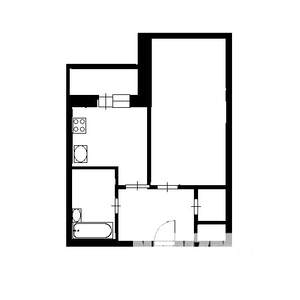1-к квартира, вторичка, 44м2, 2/17 этаж