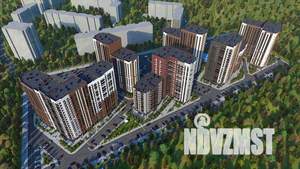 1-к квартира, строящийся дом, 34м2, 5/19 этаж