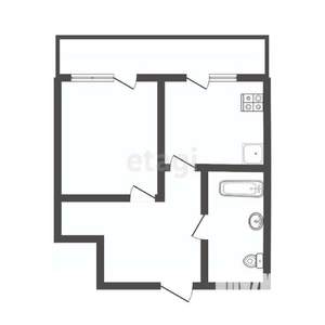 1-к квартира, вторичка, 38м2, 8/17 этаж