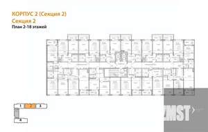 1-к квартира, вторичка, 44м2, 10/18 этаж