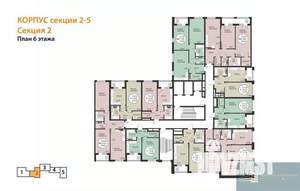 1-к квартира, вторичка, 43м2, 6/24 этаж