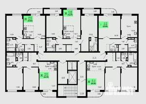 3-к квартира, строящийся дом, 76м2, 2/9 этаж
