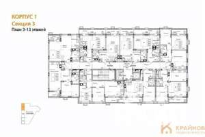 Студия квартира, строящийся дом, 33м2, 13/15 этаж