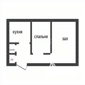 2-к квартира, вторичка, 61м2, 9/17 этаж
