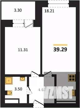1-к квартира, вторичка, 39м2, 6/28 этаж