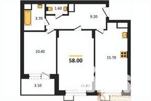 2-к квартира, вторичка, 58м2, 11/11 этаж