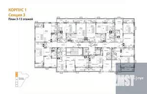 1-к квартира, вторичка, 50м2, 12/15 этаж