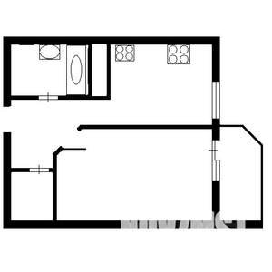 1-к квартира, вторичка, 38м2, 24/25 этаж