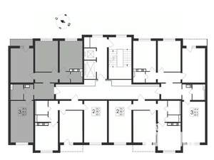 3-к квартира, вторичка, 86м2, 7/17 этаж