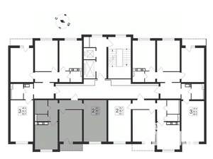 2-к квартира, вторичка, 60м2, 12/17 этаж