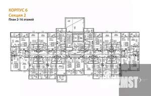 2-к квартира, вторичка, 58м2, 15/17 этаж