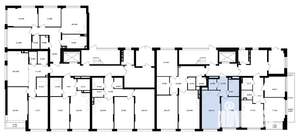 1-к квартира, вторичка, 49м2, 1/4 этаж