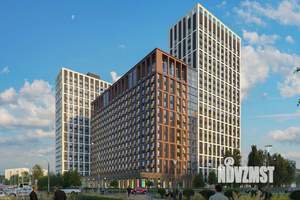 1-к квартира, строящийся дом, 45м2, 12/25 этаж