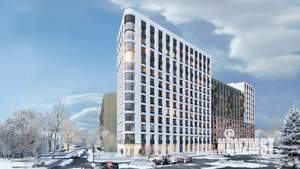 2-к квартира, строящийся дом, 60м2, 6/13 этаж