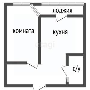 1-к квартира, вторичка, 41м2, 8/10 этаж