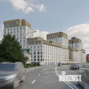 1-к квартира, строящийся дом, 57м2, 1/12 этаж