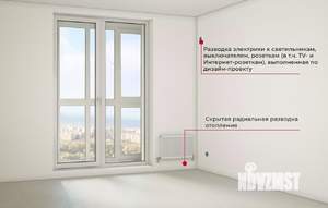 1-к квартира, вторичка, 59м2, 19/25 этаж