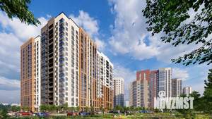 2-к квартира, строящийся дом, 48м2, 4/18 этаж