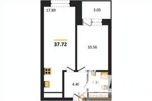 1-к квартира, вторичка, 38м2, 10/28 этаж