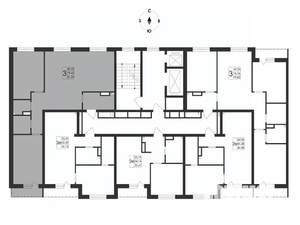 3-к квартира, вторичка, 81м2, 10/17 этаж