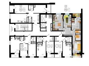 3-к квартира, вторичка, 77м2, 8/21 этаж