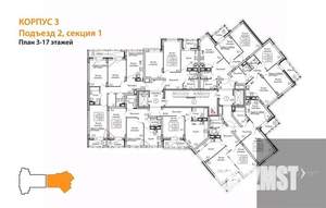 3-к квартира, вторичка, 91м2, 17/25 этаж