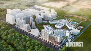 2-к квартира, строящийся дом, 61м2, 2/13 этаж