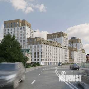 1-к квартира, строящийся дом, 44м2, 8/12 этаж