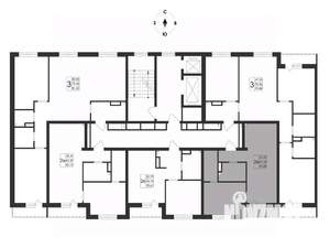 2-к квартира, вторичка, 43м2, 12/17 этаж