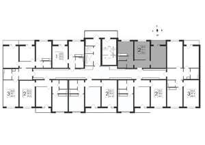 2-к квартира, вторичка, 53м2, 19/19 этаж