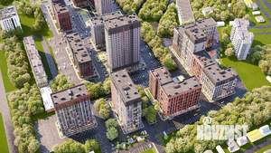 2-к квартира, строящийся дом, 56м2, 4/18 этаж