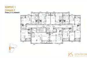 1-к квартира, строящийся дом, 53м2, 7/15 этаж