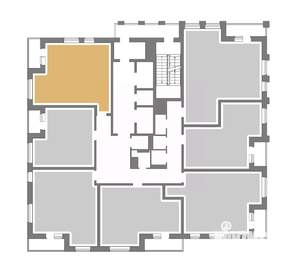 1-к квартира, вторичка, 46м2, 19/25 этаж