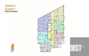 2-к квартира, вторичка, 56м2, 10/21 этаж