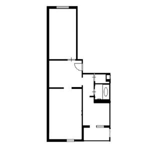 2-к квартира, вторичка, 60м2, 10/17 этаж