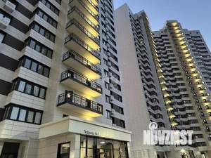 1-к квартира, сданный дом, 43м2, 14/22 этаж