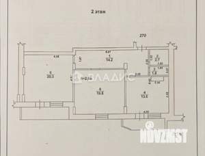 2-к квартира, вторичка, 72м2, 2/18 этаж