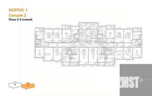 2-к квартира, вторичка, 47м2, 2/17 этаж