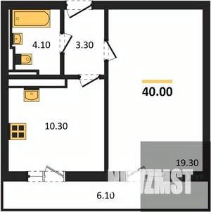 1-к квартира, вторичка, 40м2, 3/17 этаж
