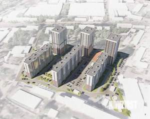 1-к квартира, строящийся дом, 21м2, 3/17 этаж