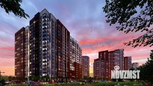 2-к квартира, строящийся дом, 54м2, 15/18 этаж