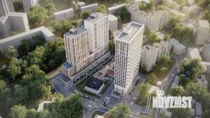 Студия квартира, строящийся дом, 33м2, 19/31 этаж