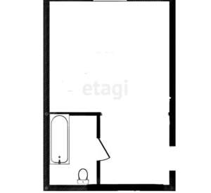 Студия квартира, вторичка, 17м2, 4/9 этаж