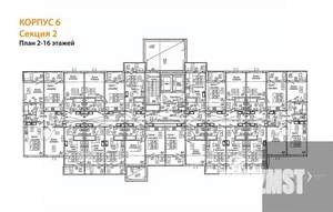 2-к квартира, вторичка, 58м2, 14/17 этаж
