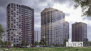 2-к квартира, строящийся дом, 53м2, 14/19 этаж