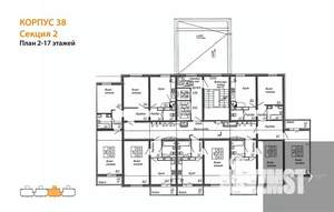 3-к квартира, вторичка, 76м2, 5/17 этаж