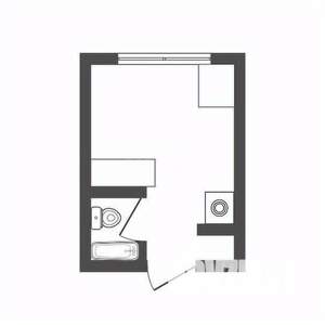 Студия квартира, вторичка, 19м2, 2/4 этаж