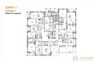 1-к квартира, вторичка, 46м2, 6/25 этаж