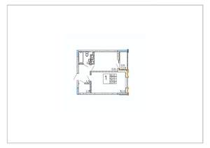 1-к квартира, строящийся дом, 39м2, 5/14 этаж