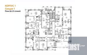 1-к квартира, вторичка, 59м2, 25/25 этаж